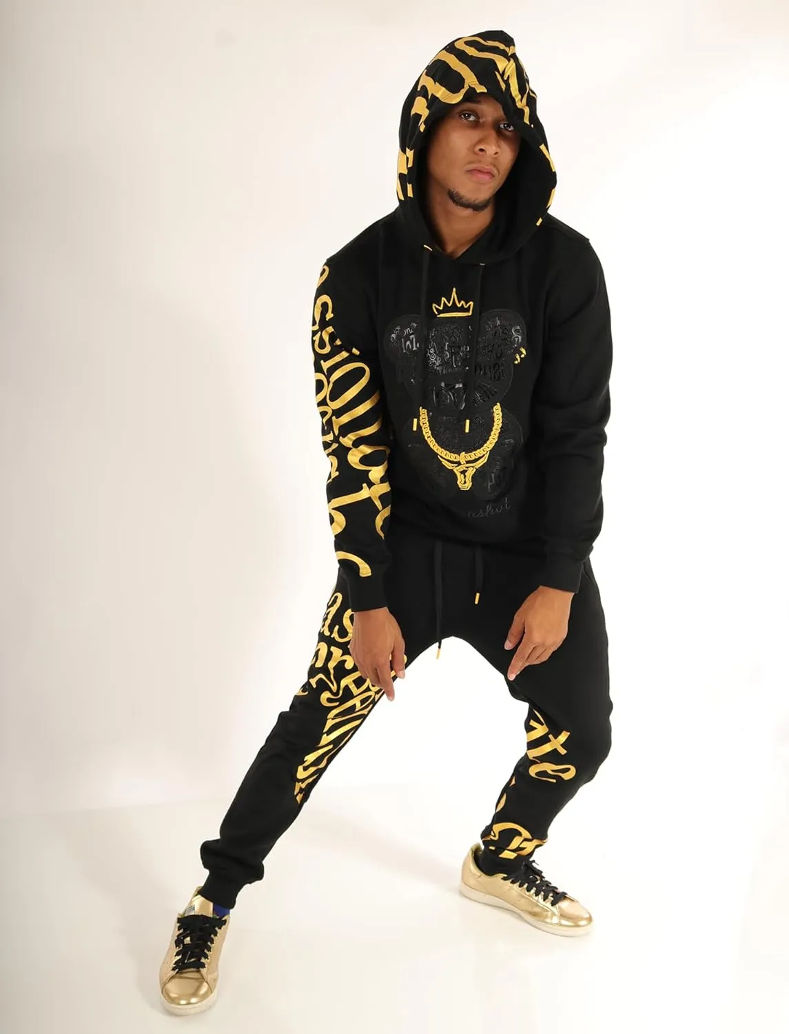 SCREENSHOT Mens Urban NYC Graffiti Hip Hop Fleece Pants Active Fashion Drawstring Sweatpants Bottoms