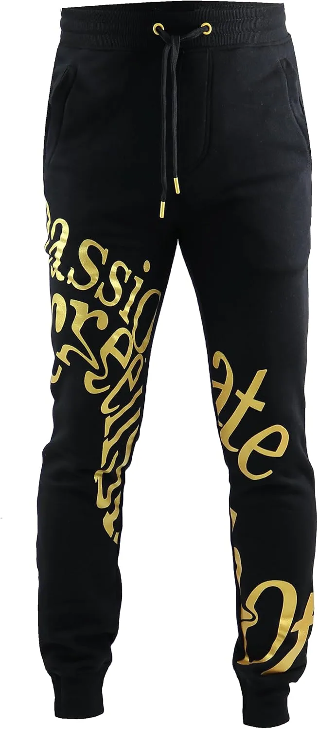 SCREENSHOT Mens Urban NYC Graffiti Hip Hop Fleece Pants Active Fashion Drawstring Sweatpants Bottoms