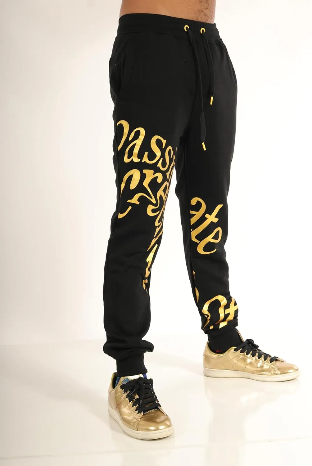 SCREENSHOT Mens Urban NYC Graffiti Hip Hop Fleece Pants Active Fashion Drawstring Sweatpants Bottoms