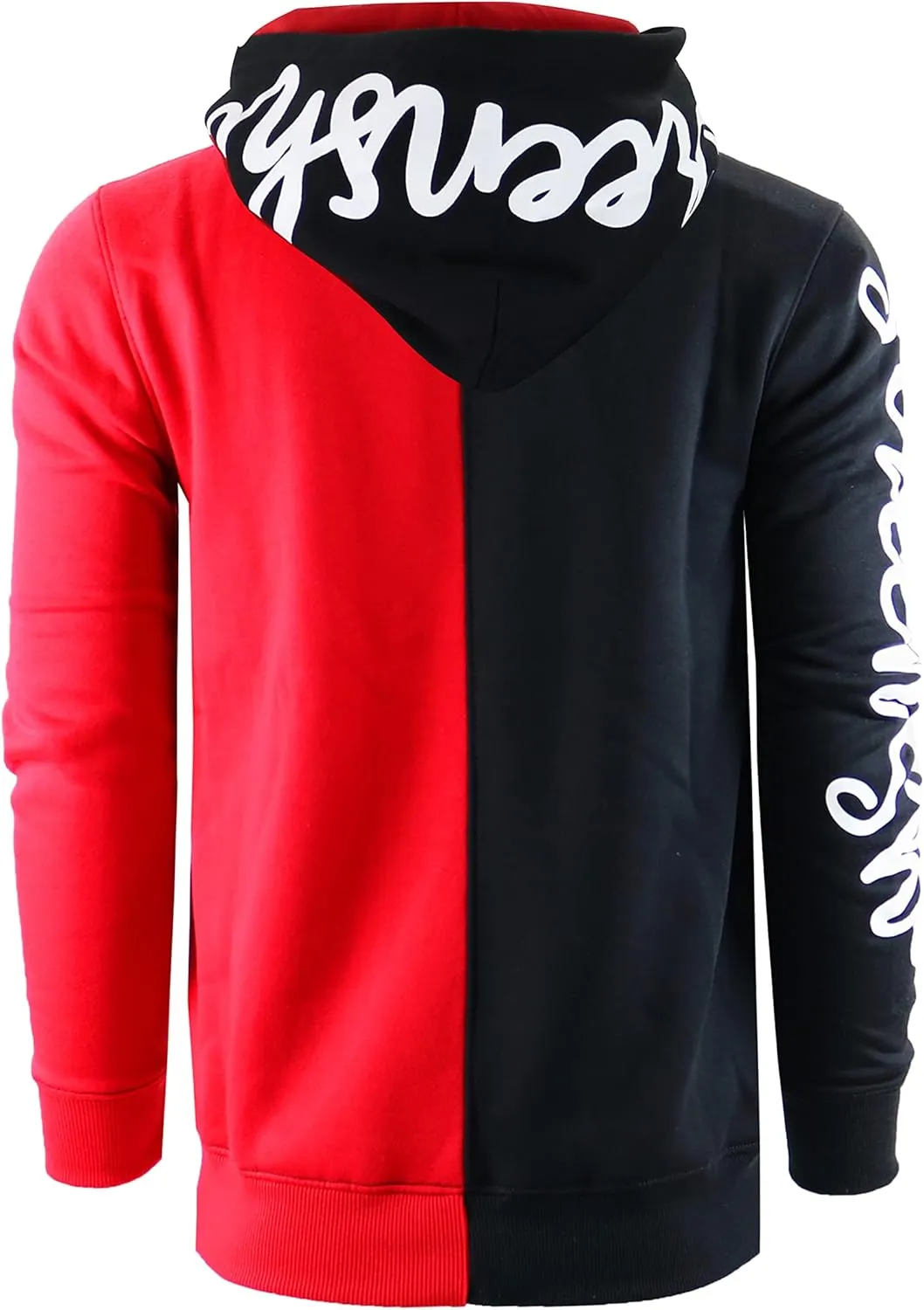SCREENSHOT Mens Urban Premium Fleece Hoodie - Animation Cartoon Character Embroidery Patch Gel Print Hooded Sweatshirt