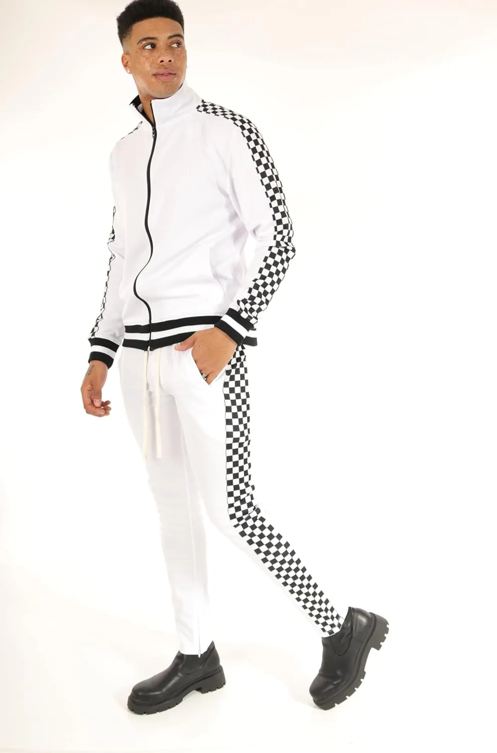 SCREENSHOT-Track Jacket Mens Urban Hip Hop Premium Track Jacket - Slim Fit Side Taping Sportswear Urbanwear Streetwear Top
