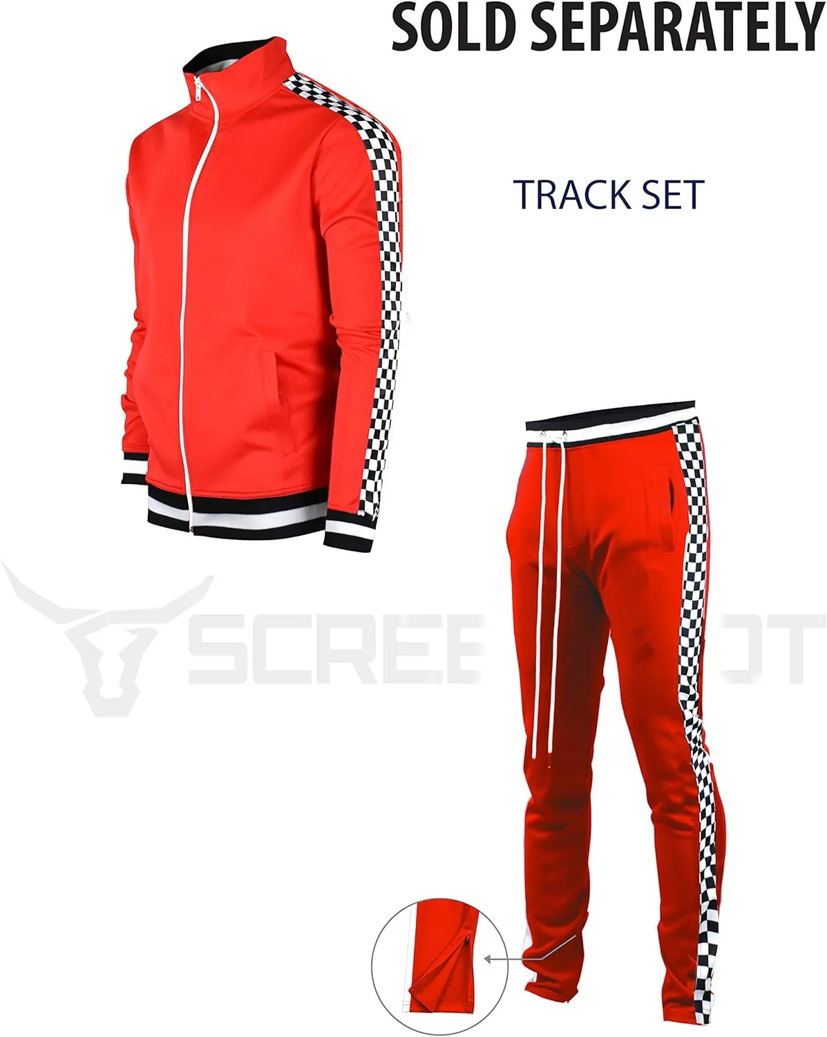 SCREENSHOT-Track Jacket Mens Urban Hip Hop Premium Track Jacket - Slim Fit Side Taping Sportswear Urbanwear Streetwear Top