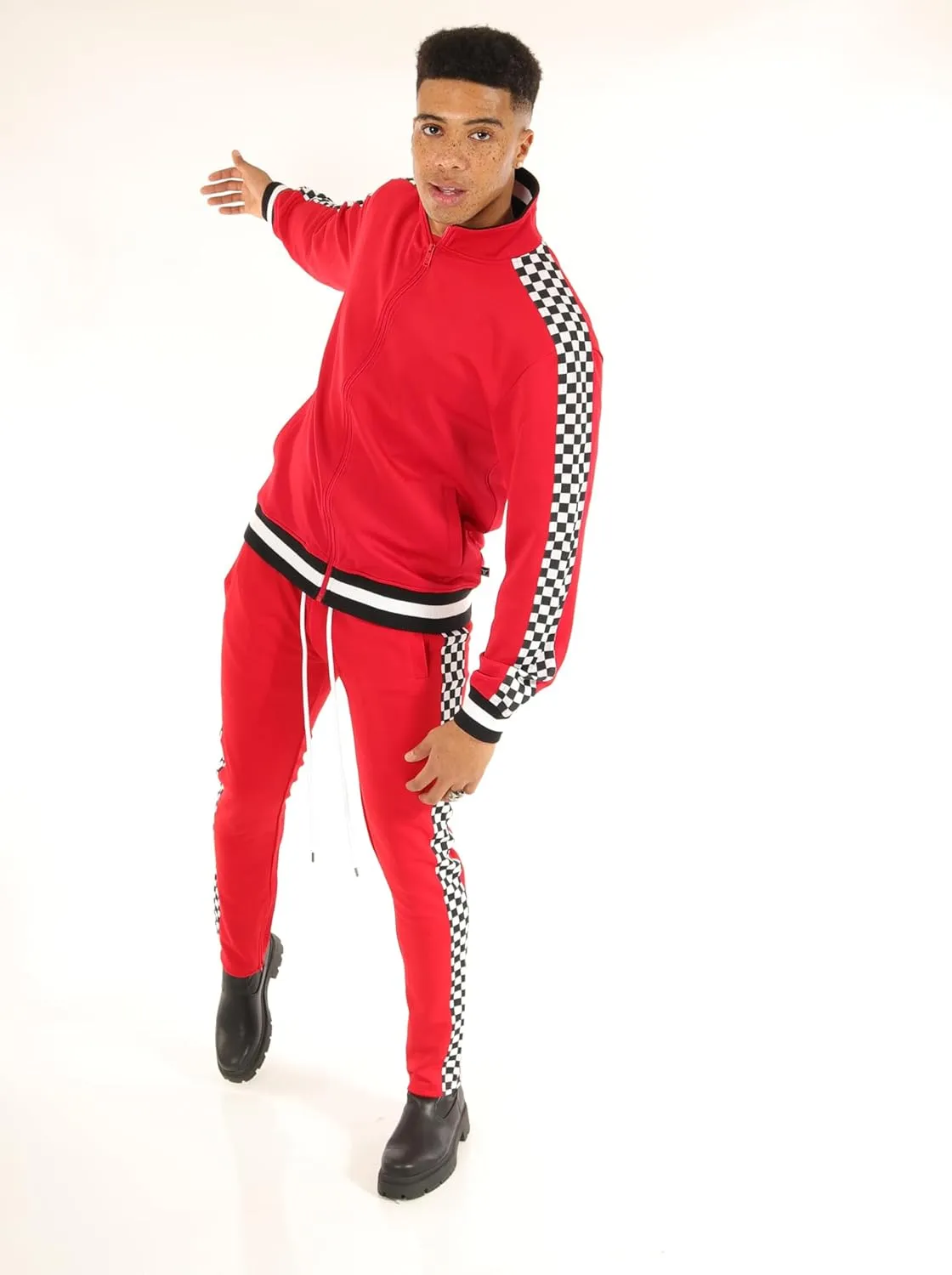 SCREENSHOT-Track Jacket Mens Urban Hip Hop Premium Track Jacket - Slim Fit Side Taping Sportswear Urbanwear Streetwear Top