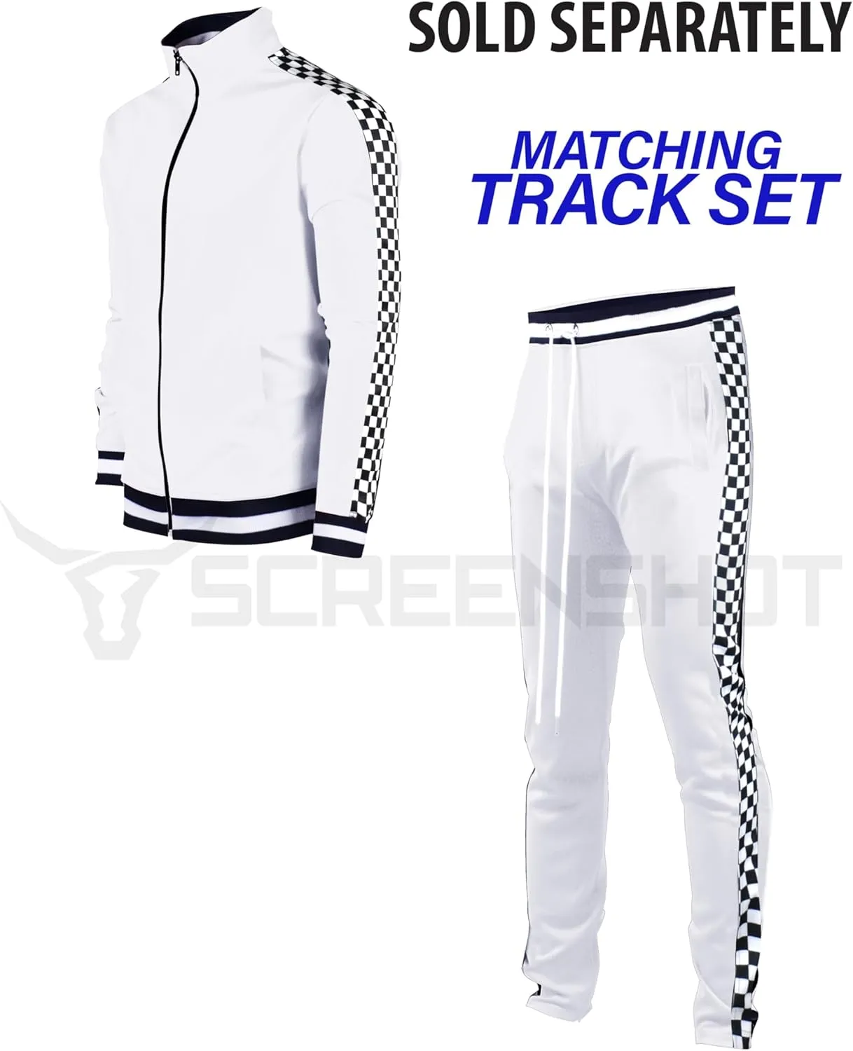 SCREENSHOT-Track Jacket Mens Urban Hip Hop Premium Track Jacket - Slim Fit Side Taping Sportswear Urbanwear Streetwear Top