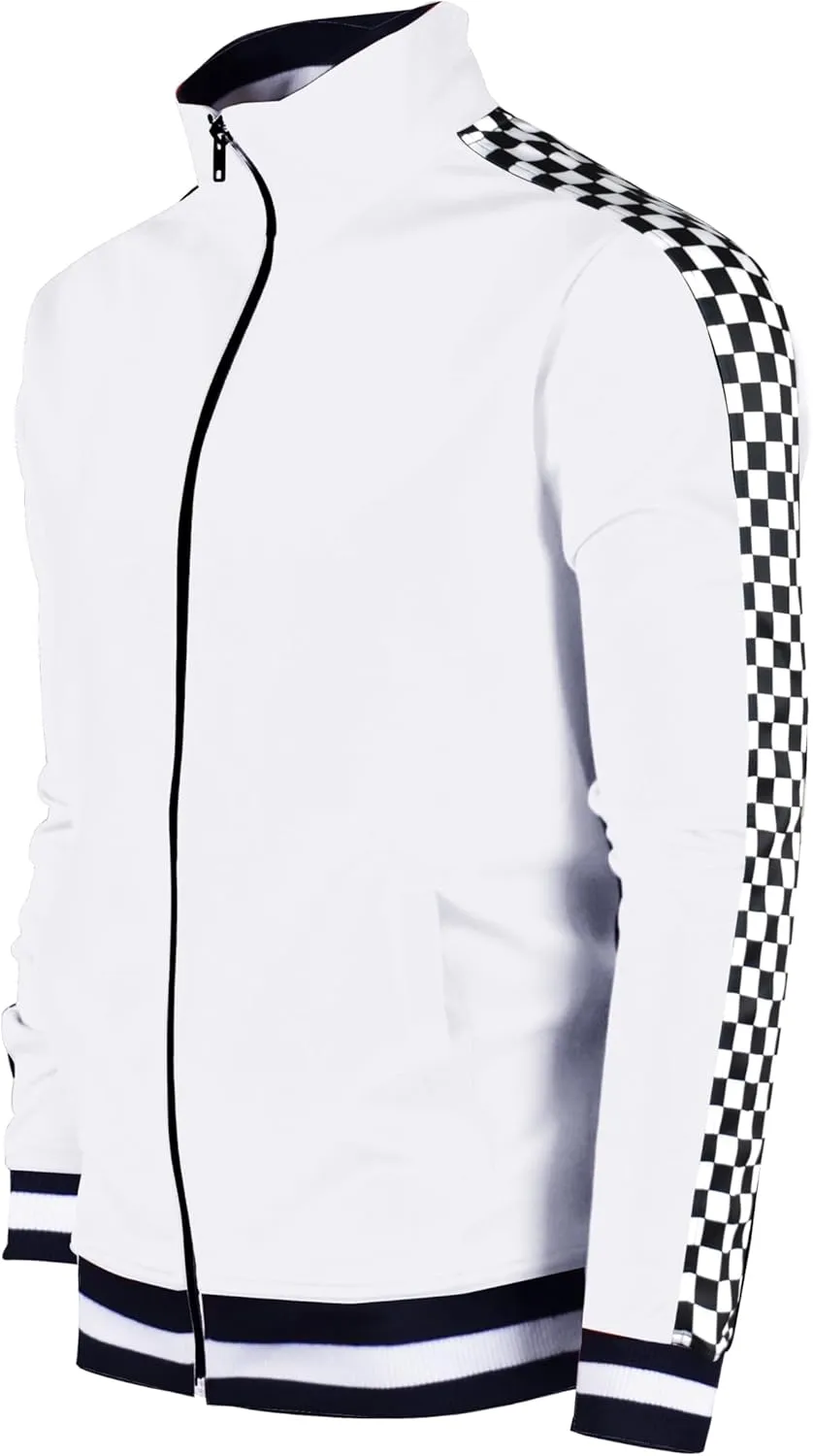 SCREENSHOT-Track Jacket Mens Urban Hip Hop Premium Track Jacket - Slim Fit Side Taping Sportswear Urbanwear Streetwear Top