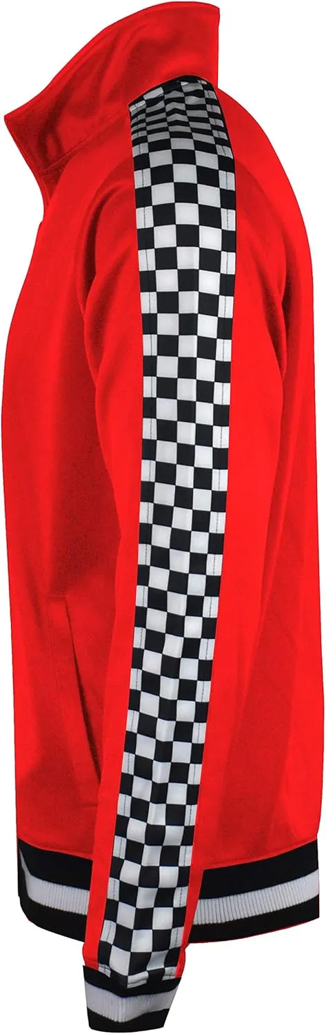 SCREENSHOT-Track Jacket Mens Urban Hip Hop Premium Track Jacket - Slim Fit Side Taping Sportswear Urbanwear Streetwear Top
