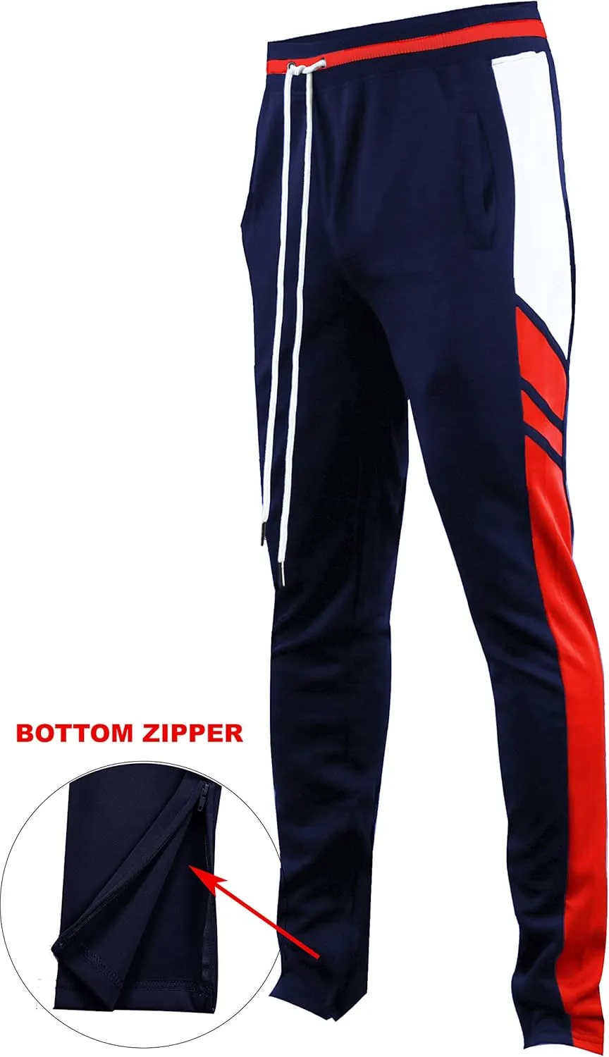 SCREENSHOT-Track Pants Fashion P41902 Mens Premium Straight Fit Athletic Fitness Fashion Urban Streetwear Bottoms