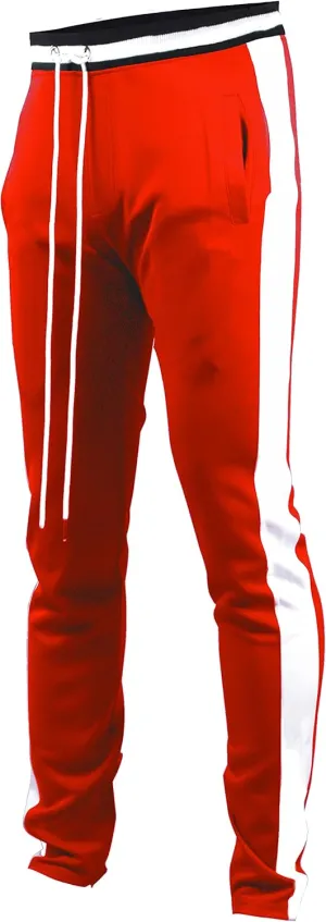 SCREENSHOT-Track Pants S41700 Mens Premium Slim Fit Athletic Fitness Fashion Urban Lifestyle Streetwear Bottoms