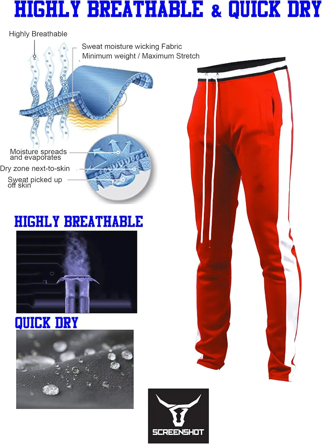 SCREENSHOT-Track Pants S41700 Mens Premium Slim Fit Athletic Fitness Fashion Urban Lifestyle Streetwear Bottoms