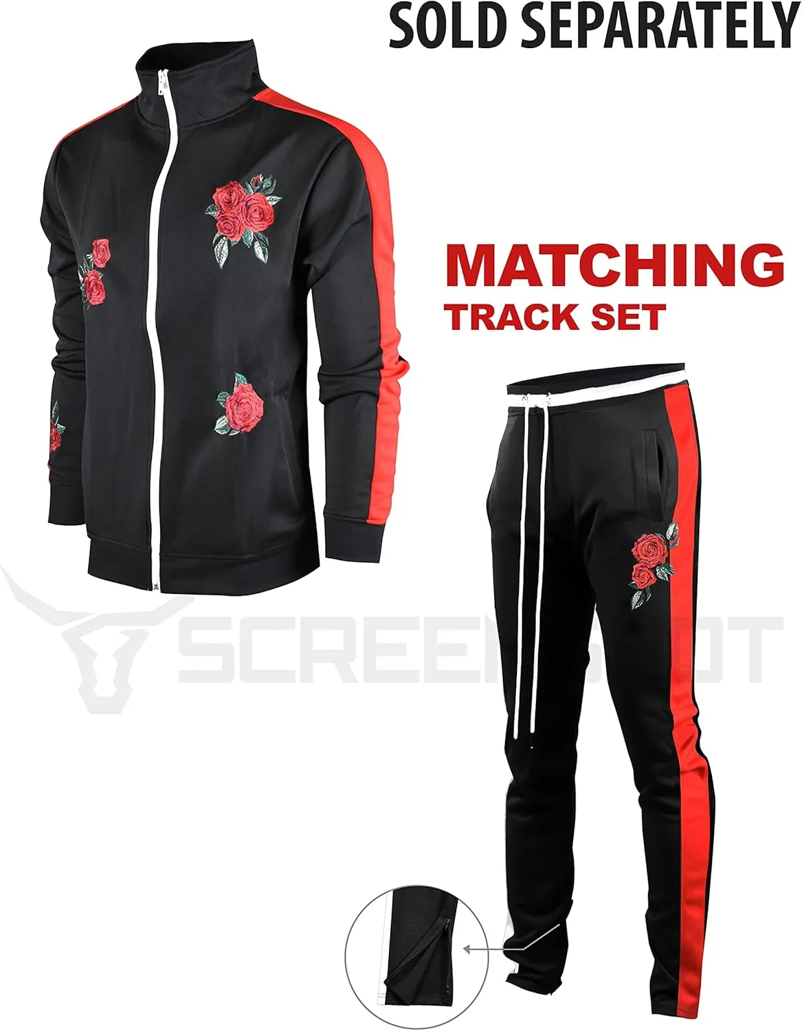 SCREENSHOT-Track Pants S41700 Mens Premium Slim Fit Athletic Fitness Fashion Urban Lifestyle Streetwear Bottoms