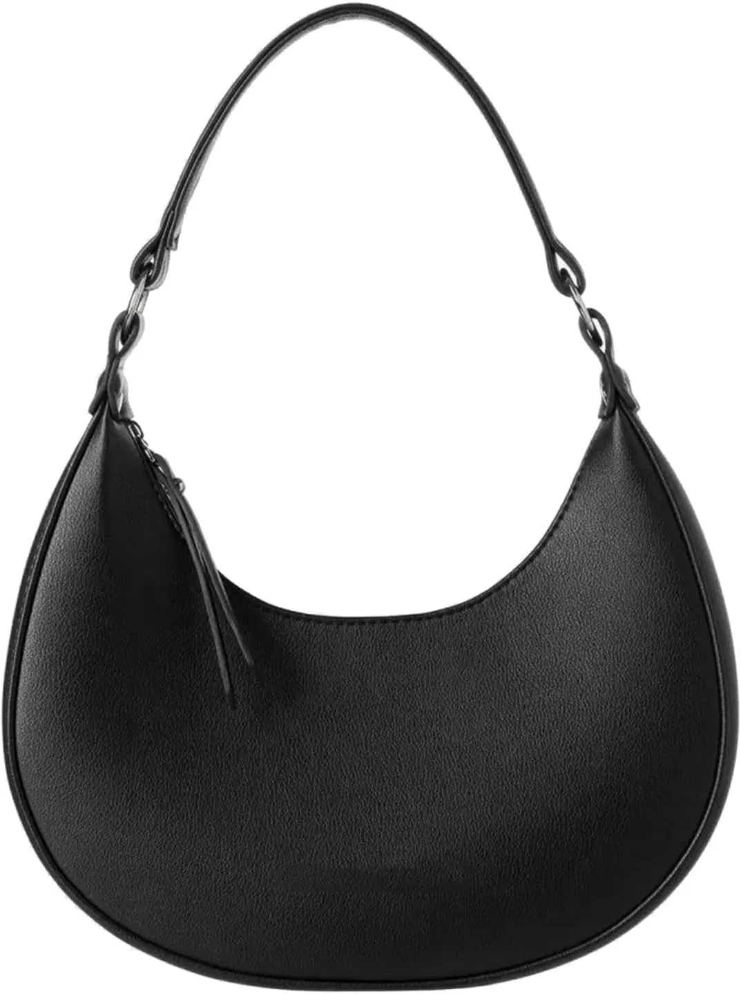 Shoulder Bags for Women Crescent Hobo Crossbody Bags PU Leather Hobo Crossbody Tote Dumpling Bags with Zipper