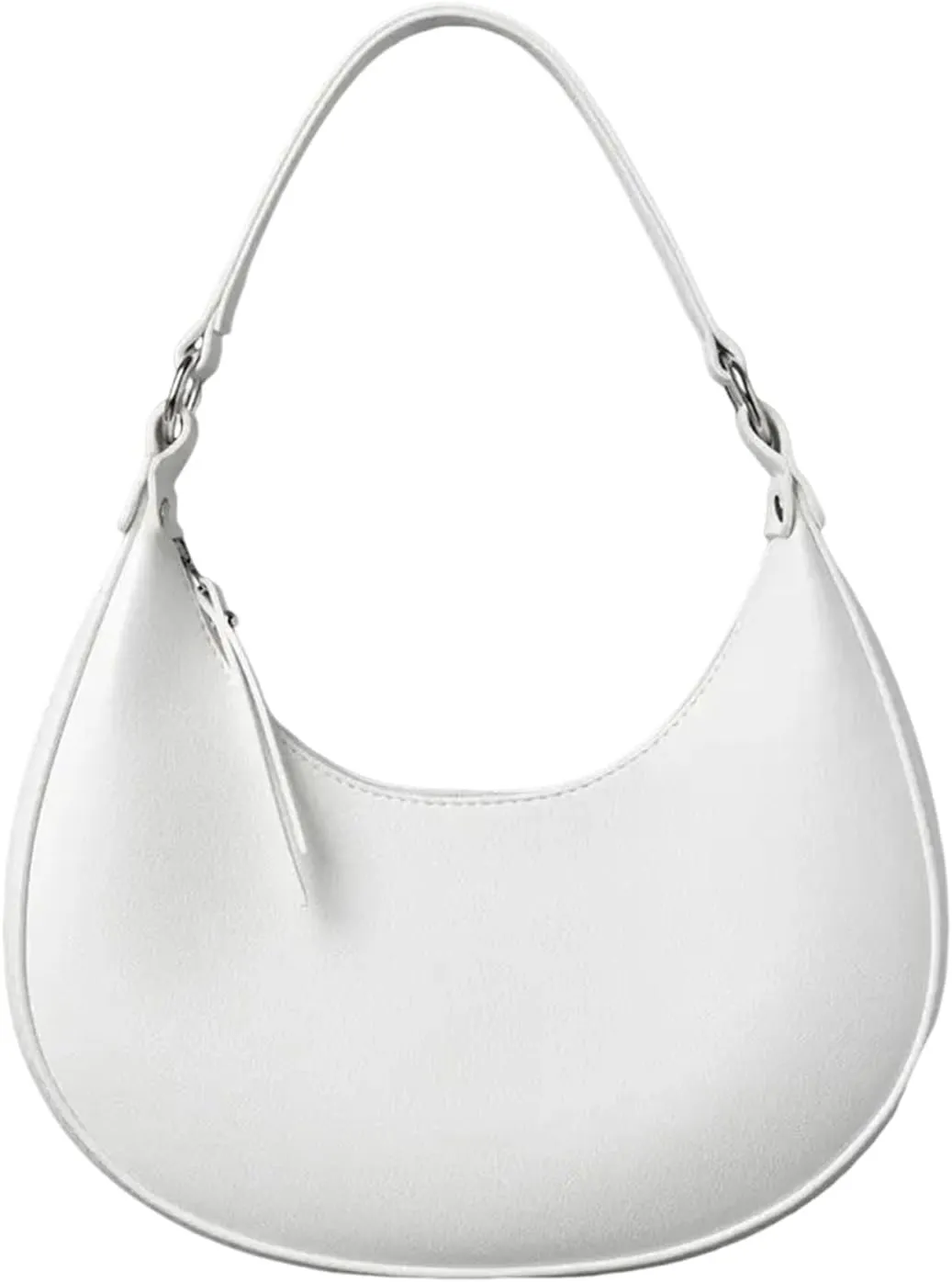 Shoulder Bags for Women Crescent Hobo Crossbody Bags PU Leather Hobo Crossbody Tote Dumpling Bags with Zipper