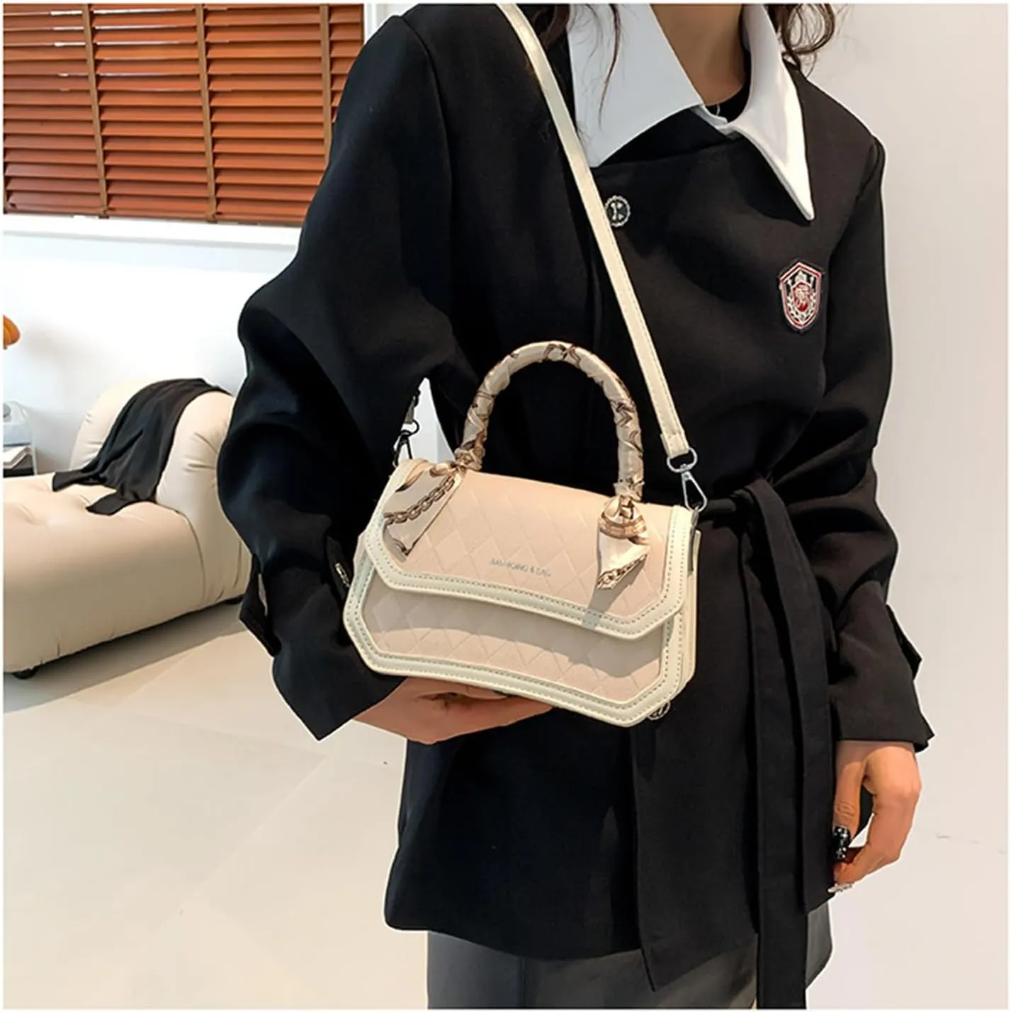 Small Hobo Bags for Women PU Leather Purses and Handbags Shoulder Bags Ladies Crossbody Bags Top Handle Tote Bag (E)