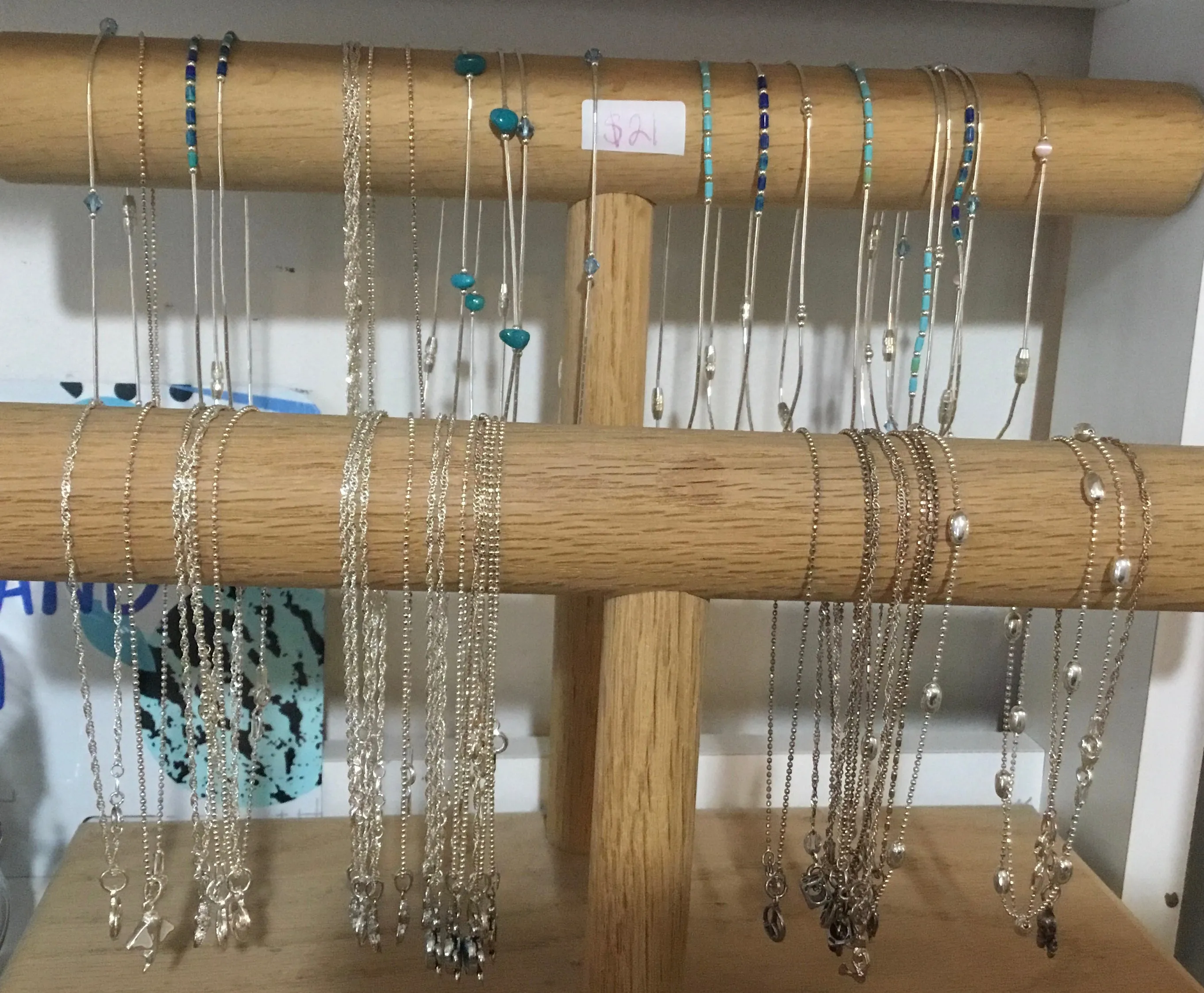 STERLING ANKLETS