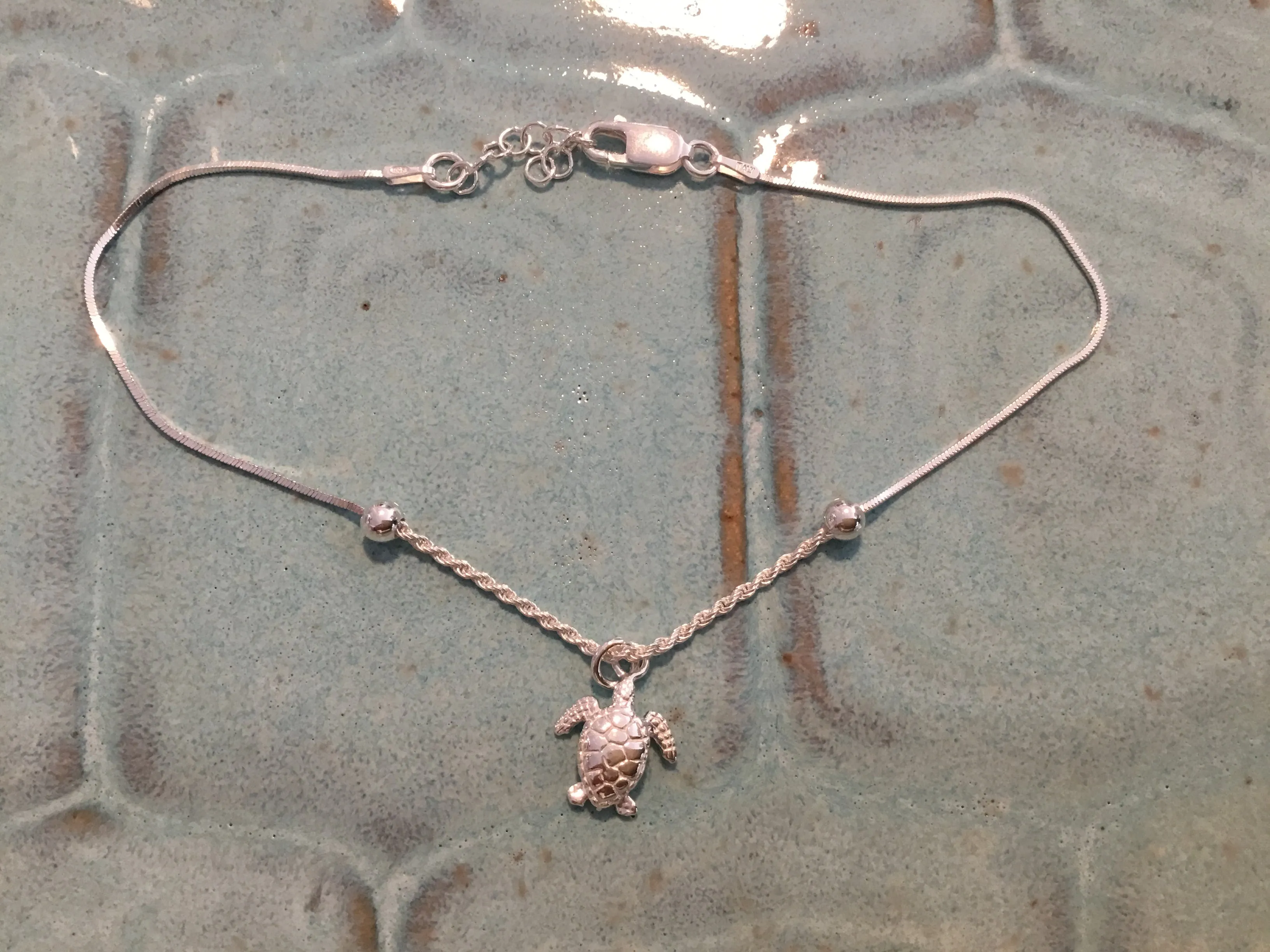 STERLING ANKLETS