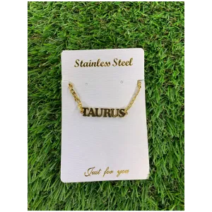 Taurus Zodiac Anklet
