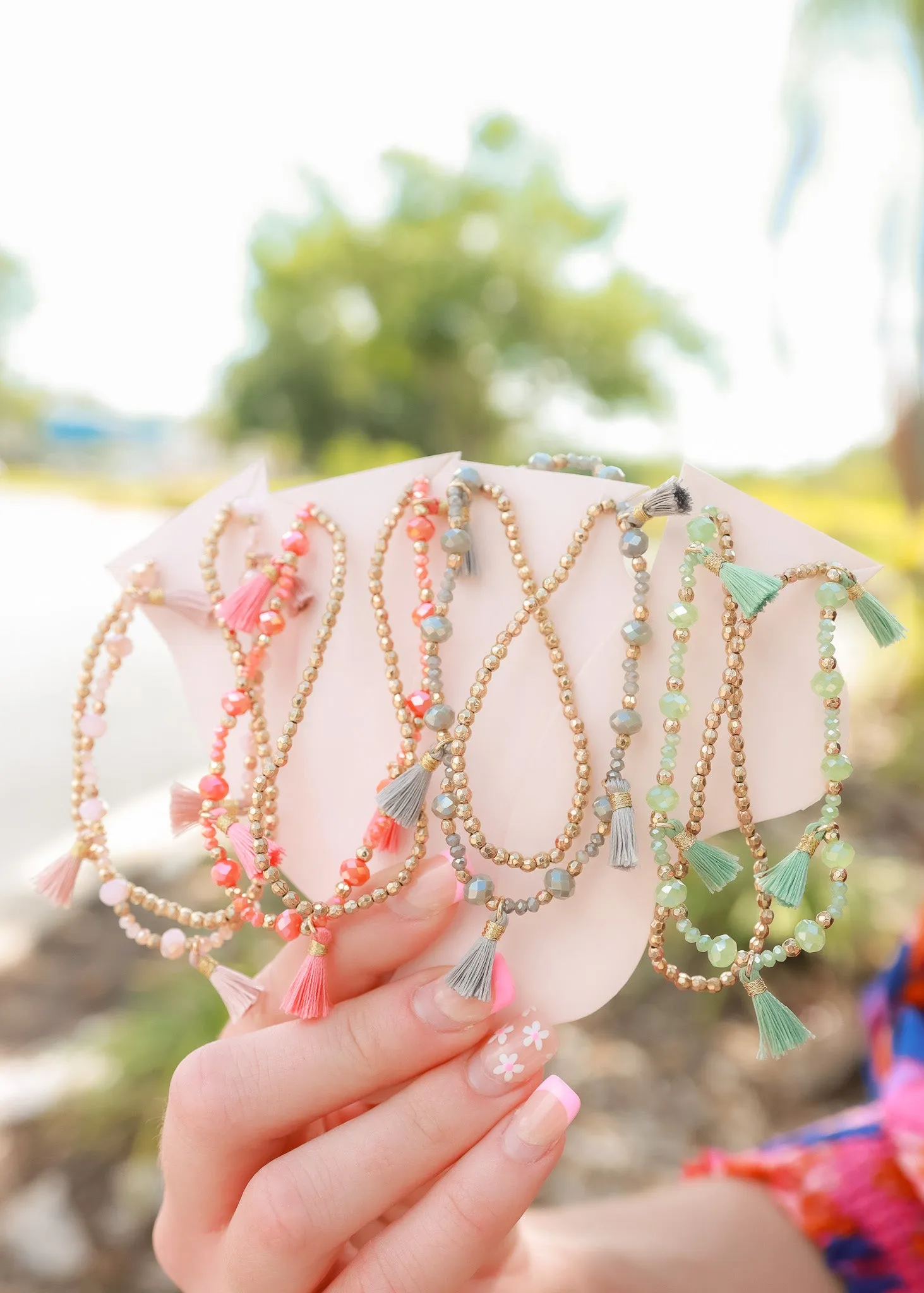 THE CODIE 2 PC STRETCH ANKLET SET