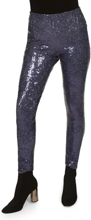 Tipsy Elves Shiny Sequin Leggings for Women for Holiday Outfits and Beyond