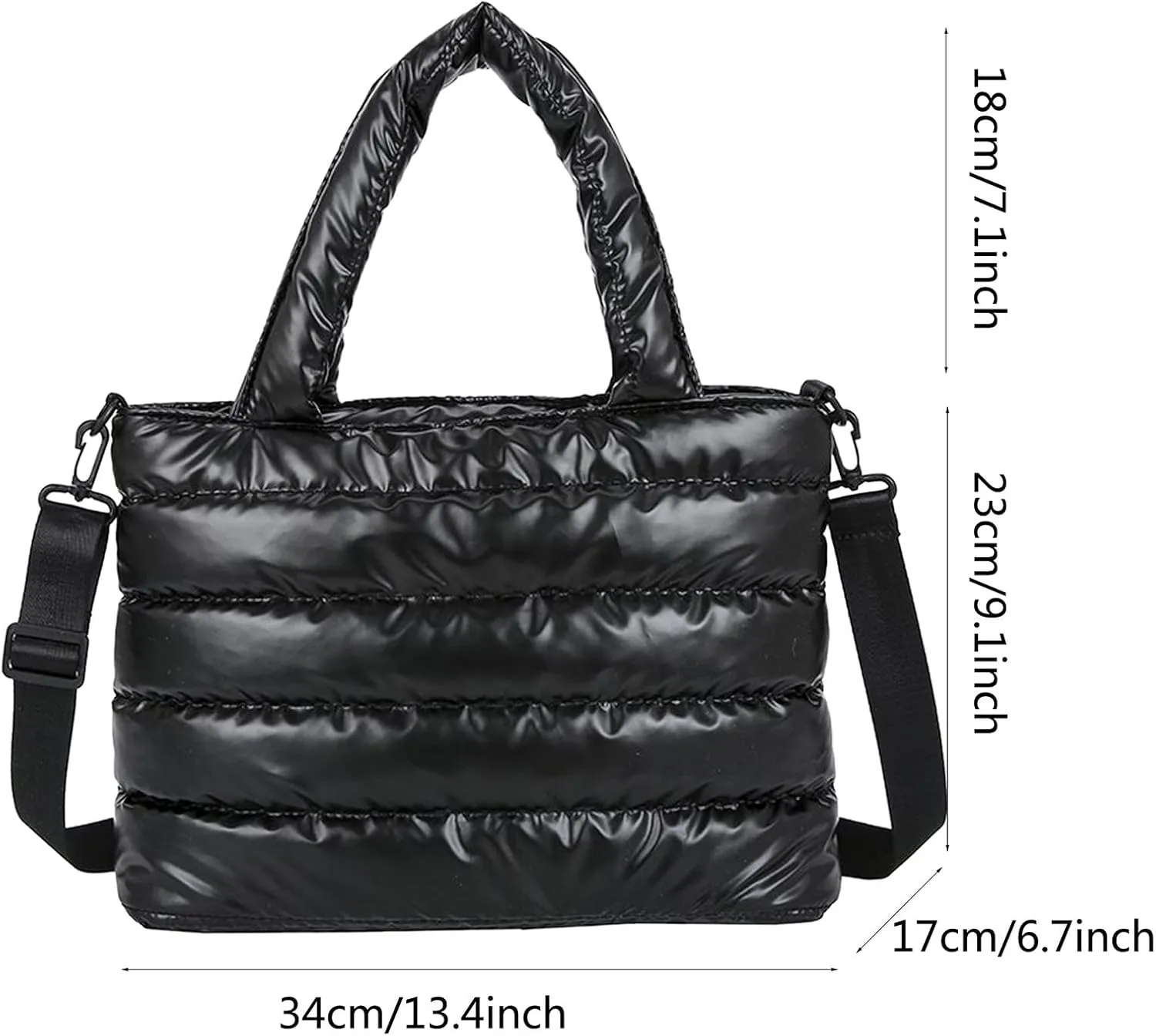 Tote Bag For Women Work Large Quilted Shoulder Bag Carryall Puffer Hobo Bag For Family Friends Travel College