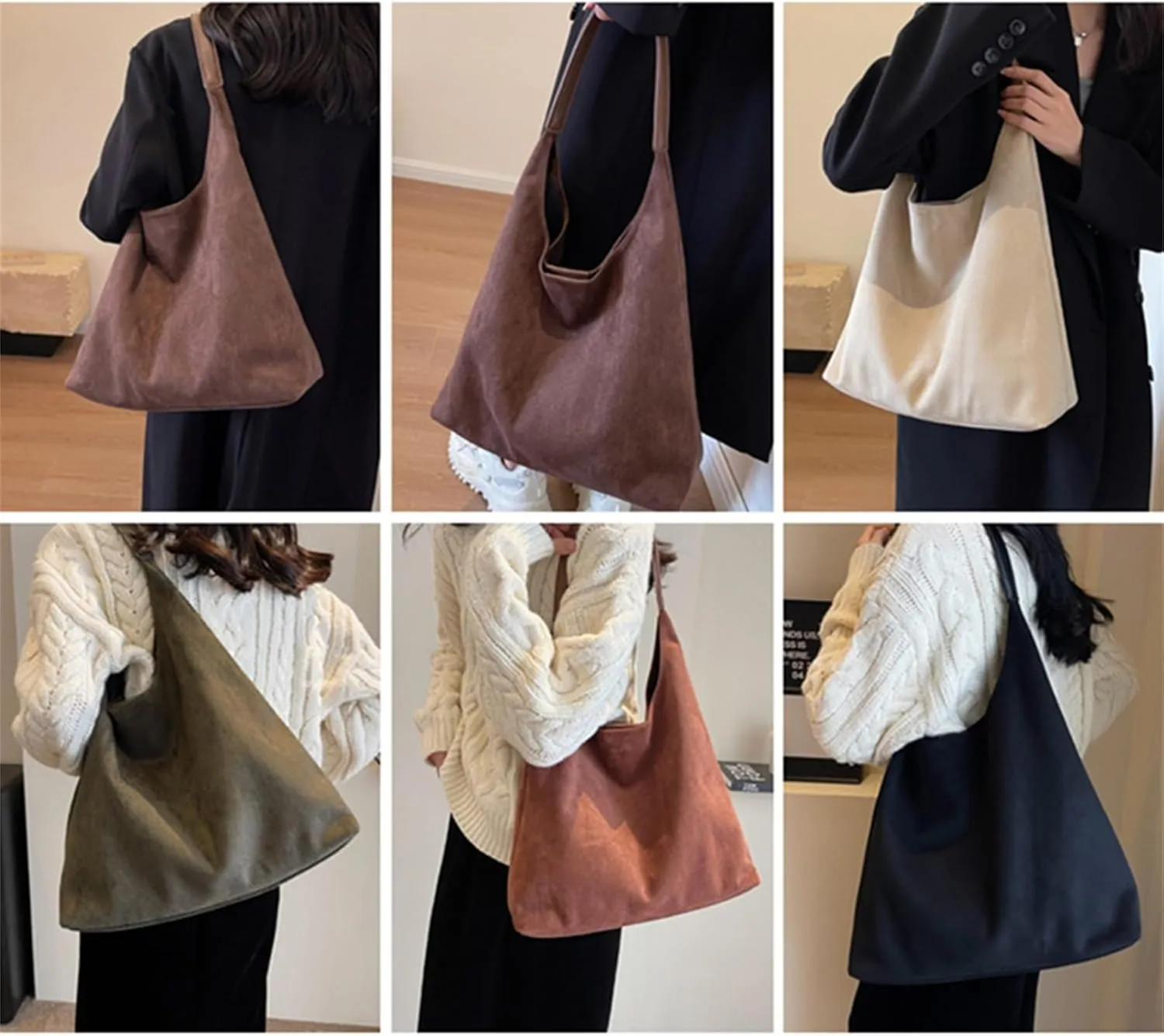 Tote Bags for Women Work Bags Slouchy Bag brown tote bag hobo bags for women Handbag Office Tote Handbag