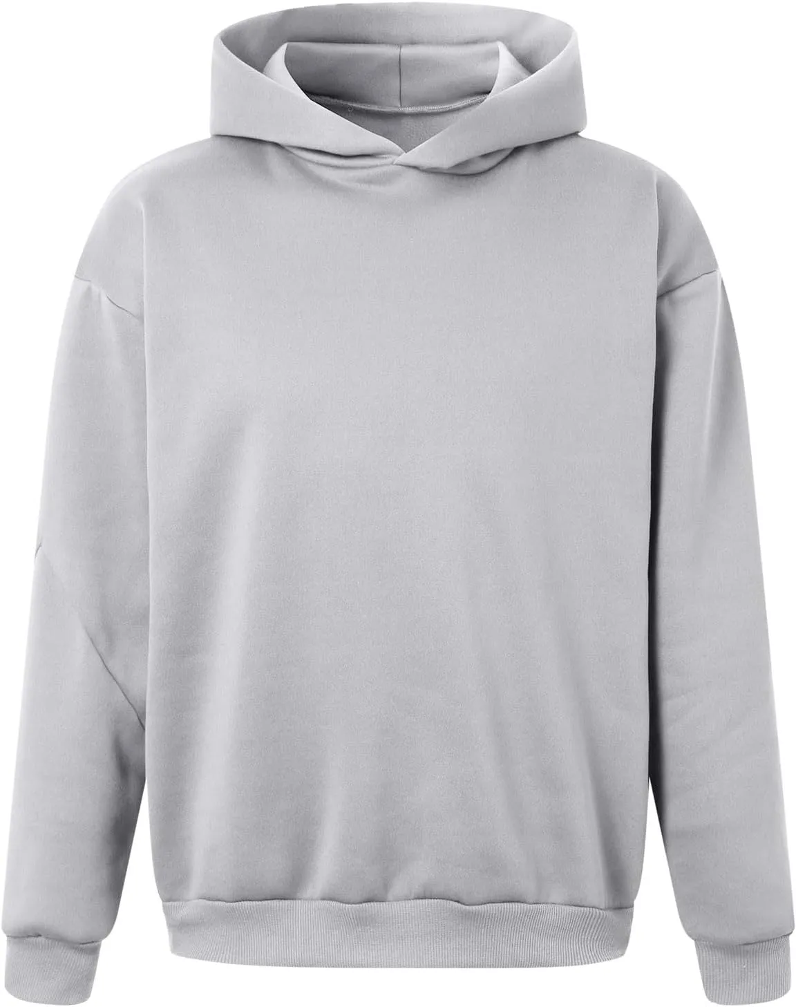 Two Piece Hoodie Sets For Men Fleece Warm Drawstring Pullover Shirts Long Sleeve Baggy Sweatpants Workout Jogger Sets