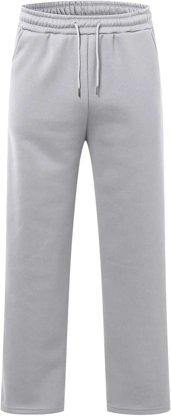 Two Piece Hoodie Sets For Men Fleece Warm Drawstring Pullover Shirts Long Sleeve Baggy Sweatpants Workout Jogger Sets