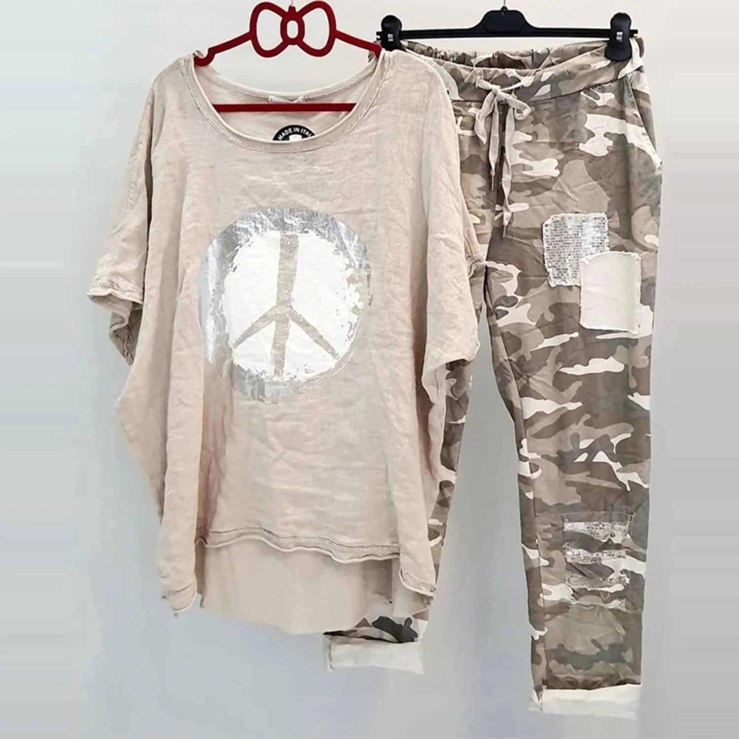 Two Piece Outfits for Women 2025 Women's Casual Linen Button Shirt High Waist Loose Curvy Straight Leg Pant