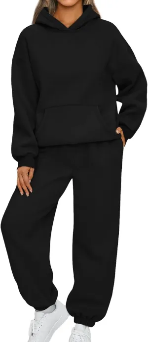 Two Piece Sets for Women Sweatsuits Lounge Sets Hoodies and Pants Sets Jogger Track Suits Matching Sweat Sets