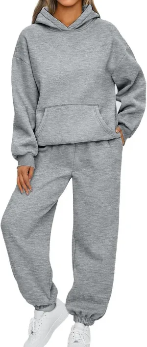Two Piece Sets for Women Sweatsuits Lounge Sets Hoodies and Pants Sets Jogger Track Suits Matching Sweat Sets