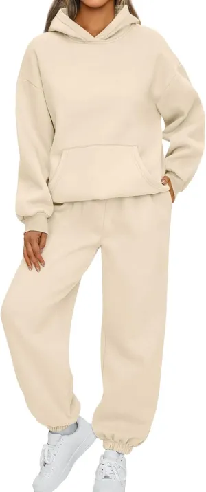 Two Piece Sets for Women Sweatsuits Lounge Sets Hoodies and Pants Sets Jogger Track Suits Matching Sweat Sets