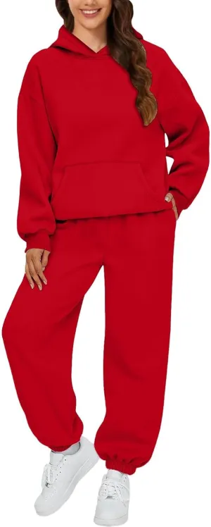 Two Piece Sets for Women Sweatsuits Lounge Sets Hoodies and Pants Sets Jogger Track Suits Matching Sweat Sets