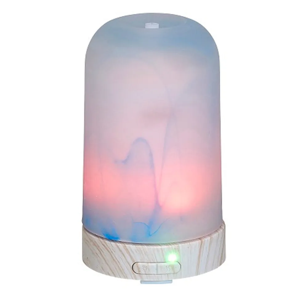 Ultrasonic Essential Oil Diffuser Aromatherapy Cool Mist Glass Humidifier Colors