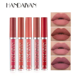 Velvet Matte Lip GLoss Long Lasting Waterproof Makeup Red Nude Liquid Lipsticks Non-Stick Cup Lip Tint