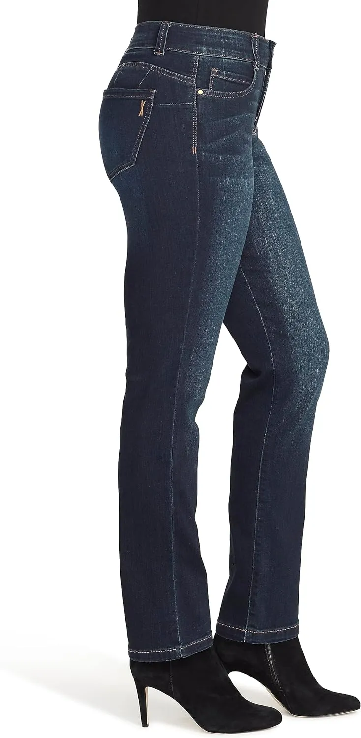 Vintage America Blues Women's F'ab Body Sculpt Straight Leg Denim Jean Pants