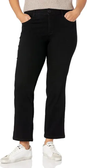 Vintage America Blues Women's F'ab Body Sculpt Straight Leg Denim Jean Pants