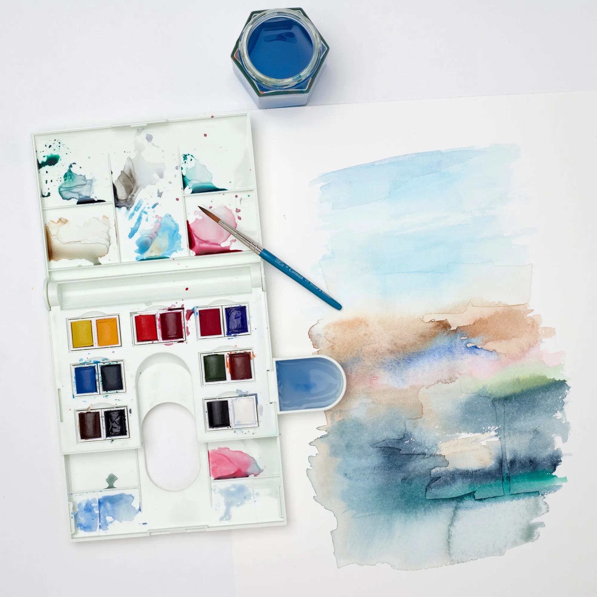 Winsor & Newton Cotman Watercolours Field Set - Set of 15pcs