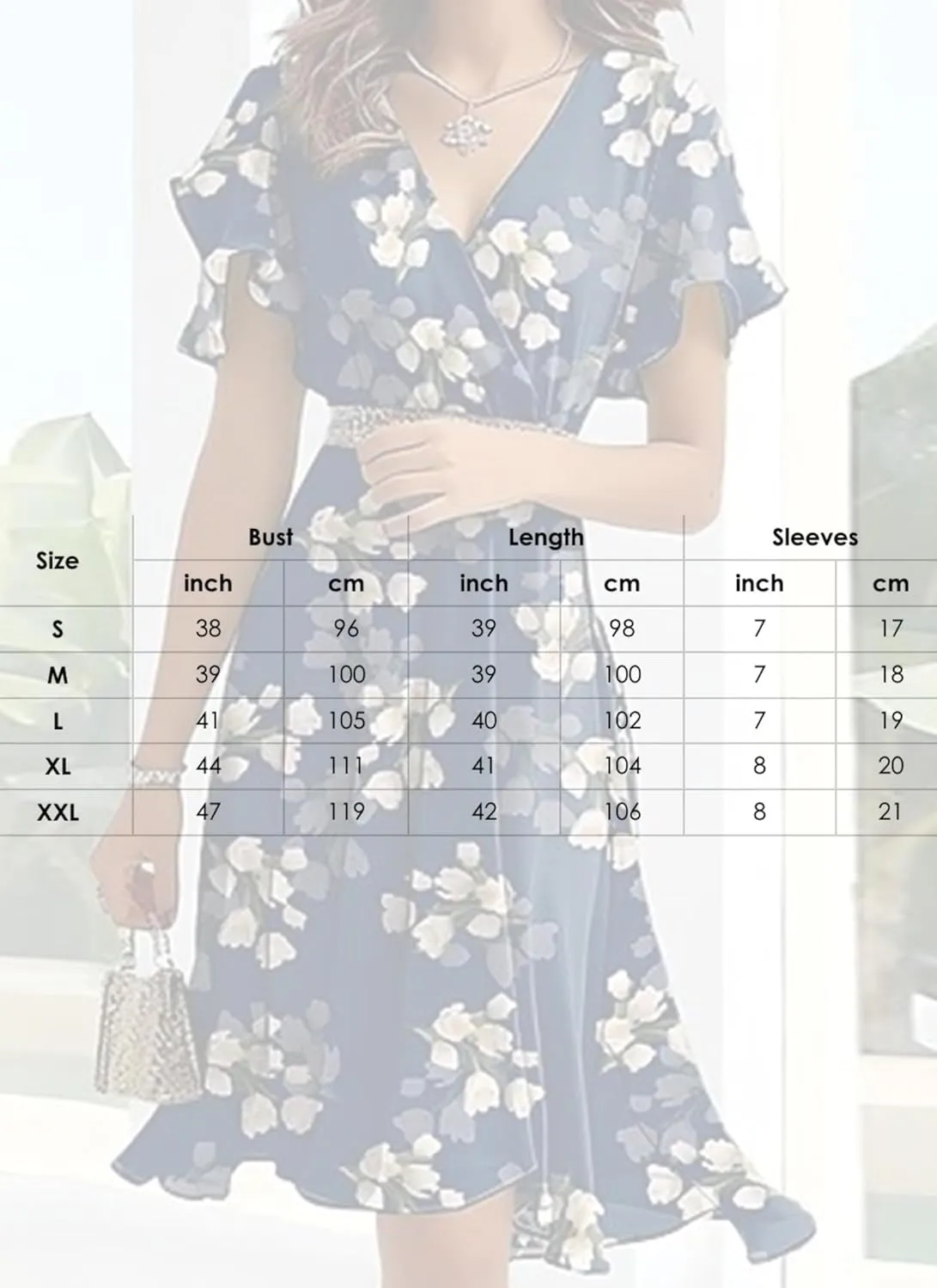 Womens Bohemian Wrap V Neck Short Sleeve Floral Print Mini Dress Flowy Light A-Line High Waist Ruffle Dress
