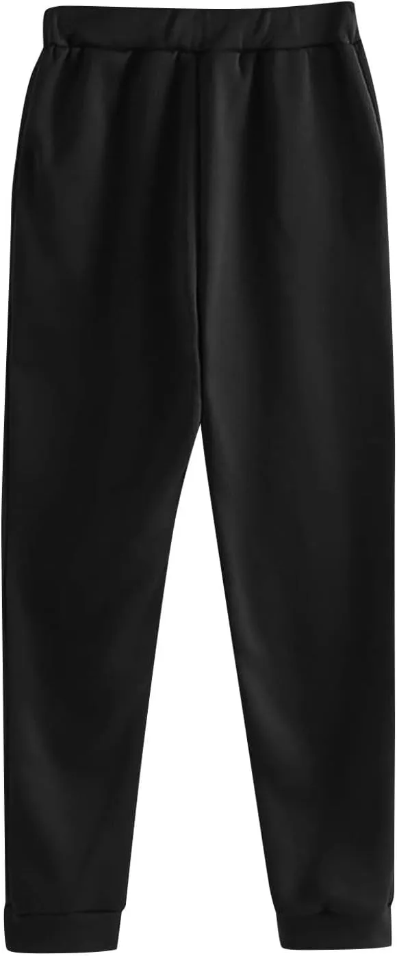 Womens Sweatsuits 2 Piece Set 2024 Oversized Hoodies Baggy Sweatpants With Pockets Fall Winter Y2K Lounge Tracksuit
