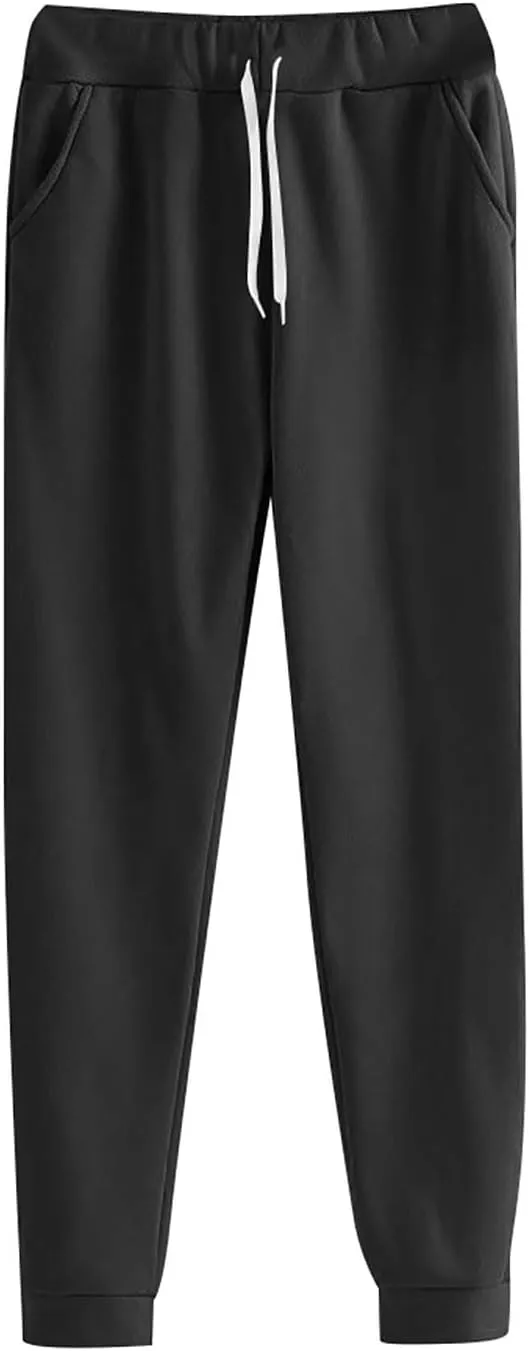 Womens Sweatsuits 2 Piece Set 2024 Oversized Hoodies Baggy Sweatpants With Pockets Fall Winter Y2K Lounge Tracksuit