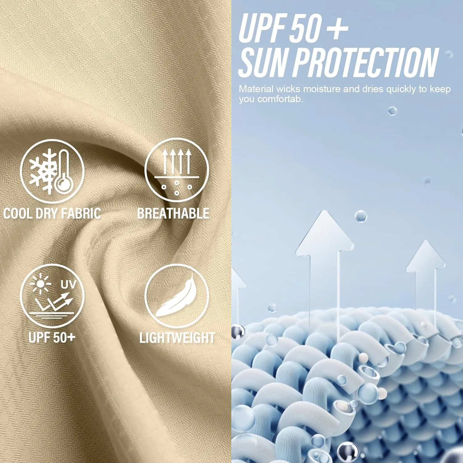 Women's UPF 50 Long Sleeve UV Sun Protection Safari Shirts Outdoor Quick Dry Fishing Hiking Travel Shirts