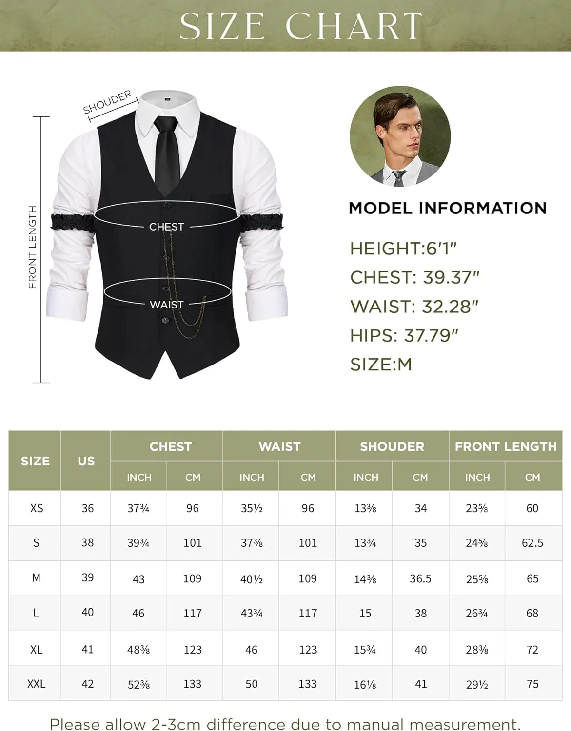 YESSA 1920s Mens Costume,Roaring 20s Costumes for Men,Gatsby Costume Men,1920s Mens Outfit Hat Vest Pocket Watch Tie