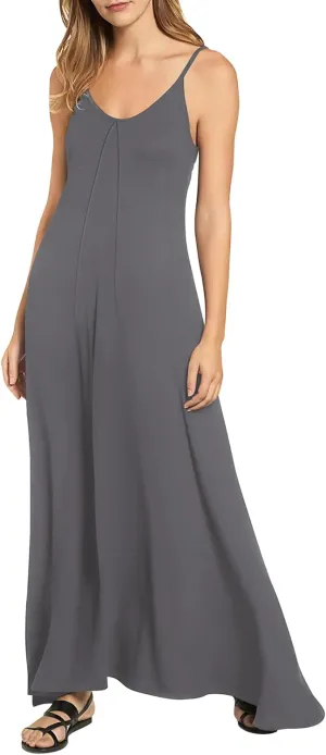 ZAFUL Women's 2025 Summer Casual A-Line Maxi Dress Sleeveless Halter Spaghetti Strip Loose Long Flowy Beach Dresses